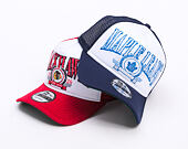 Kšiltovka New Era -  9FORTY A-Frame NHL Distressed - Toronto Maple Leafs - Team Color