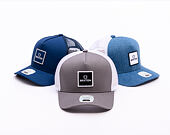 Kšiltovka Brixton - Alpha Block X C Mp Mesh Cap - Pebble/White