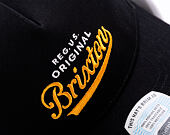 Kšiltovka Brixton - Postal C Netplus Mp Trucker Ha - Black/Black