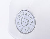 Kšiltovka Brixton - Crest X Mp Snapback - White/White