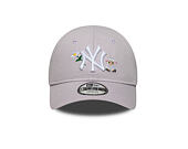 Dětská Kšiltovka New Era - MLB Fall Icons 9FORTY - NY Yankees - Lavender