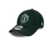 Kšiltovka New Era - Contrast Stitch 9FORTY - Manchester United FC - Dark Green