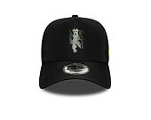 Kšiltovka New Era - Keyline 9FORTY Trucker - Manchester United FC - Black / Upright Yellow