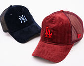 Kšiltovka New Era - MLB Cord 9TWENTY - LA Dodgers - Burgundy