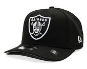 Kšiltovka New Era - NFL Anniversary Patch 9SEVENTY Stretch-Snap - Las Vegas Raiders - Black