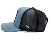 Kšiltovka New Era - Western Rodeo Denim Patch 9FORTY Trucker - Sky Blue / Navy