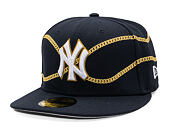 Kšiltovka New Era - MLB Chain Wrap 59FIFTY - NY Yankees - Navy