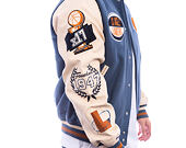 Bunda New Era - NBA Patch Varsity Jacket - LA Lakers - Muted Indigo