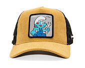Kšiltovka Capslab - Smurfs Trucker - Handy Cord - Brown