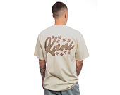 Triko Karl Kani - Signature Star Print T-Shirt - Beige