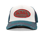 Kšiltovka Von Dutch - Trucker - Distressed White/Blue