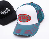 Kšiltovka Von Dutch - Trucker - Distressed White/Blue