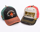 Kšiltovka Von Dutch - Trucker - Washed Brown/Black/Green