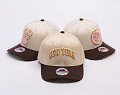 Kšiltovka Mitchell & Ness - Blush Sand Classic Red - New York Knicks - Sand/Brown