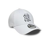 Kšiltovka New Era - MLB Outline 9FORTY - NY Yankees - White