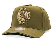Kšiltovka Mitchell & Ness - NBA Fashion Basic Pro - Boston Celtics - Olive