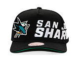 Kšiltovka Mitchell & Ness - NHL Busted Pro - San Jose Sharks - Black