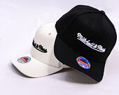 Kšiltovka Mitchell & Ness - Branded Script Stretch  - Black