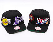 Kšiltovka Mitchell & Ness - NBA Busted Pro - Los Angeles Lakers - Black