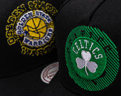Kšiltovka Mitchell & Ness - NBA Tilted Pro Snapback - Boston Celtics - Black
