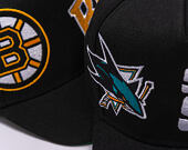 Kšiltovka Mitchell & Ness - NHL Busted Pro - San Jose Sharks - Black