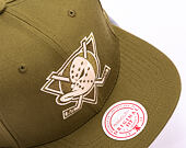 Kšiltovka Mitchell & Ness - NHL Fashion Basic Snapback Vntg - Anaheim Ducks - Olive