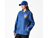 Bunda New Era - MLB Denim Coach Jacket - NY Mets - Denim