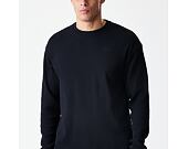 Triko New Era - Branded Longsleeve Waffle Tee - Black