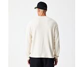 Triko New Era - Branded Longsleeve Waffle Tee - Cream
