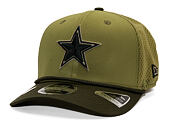 Kšiltovka New Era - NFL25 "Salute to Service" - 9SEVENTY Stretch-Snap - Dallas Cowboys