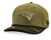 Kšiltovka New Era - NFL25 "Salute to Service" - 9SEVENTY Stretch-Snap - New England Patriots