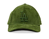 Kšiltovka New Era - MLB Cord 9FORTY M-Crown - LA Dodgers - Rifle Green