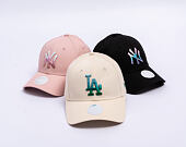 Dámská Kšiltovka New Era - MLB Womens Metallic Logo 9FORTY - LA Dodgers - Cream
