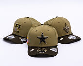 Kšiltovka New Era - NFL25 "Salute to Service" - 9SEVENTY Stretch-Snap - Dallas Cowboys