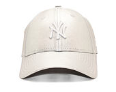 Dámská Kšiltovka New Era - MLB Metallic 9FORTY - NY Yankees - Silver