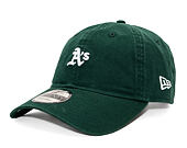 Kšiltovka New Era - MLB Washed Mini Logo 9TWENTY - Oakland Athletics - Dark Green