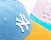 Dětská Kšiltovka New Era - MLB Kids Cord 9FORTY - NY Yankees - Blue Foam / Yellow