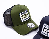 Kšiltovka New Era - Branded Patch Trucker 9FORTY Trucker - Rifle Green