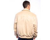 Bunda Karl Kani - Legacy Faux Suede Bowling Jacket - Beige