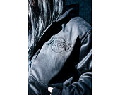 Bunda New Era - NBA Suede Hooded Jacket - LA LAkers - Black