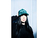 Kšiltovka Reflection Luxury Fuzzy Trucker - Bottle Green/ White