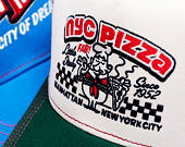 Kšiltovka Stetson - Trucker Cap Pizza by JJ Hats - Green/Off-White
