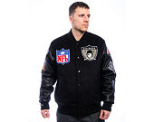 Bunda Mitchell & Ness - NFL Blackout Collection Varsity Jacket Oakland Raiders - Black