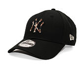 Kšiltovka New Era - Animal Pack 9FORTY MLB Faux Pony Cow Print Infill - NY Yankees