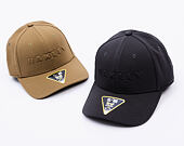 Kšiltovka Oakley - Bark Embossed Hat - Pitch Black/Flame Red