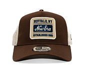 Kšiltovka New Era - Branded Patch 9FORTY Trucker - Chestnut Brown