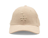 Dámská Kšiltovka New Era - MLB Pastel Cord 9FORTY M-CROWN - LA Dodgers - Cream