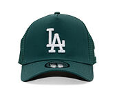 Kšiltovka New Era - MLB Essential 9FORTY Trucker - LA Dodgers - Pine Green