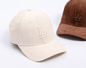 Dámská Kšiltovka New Era - MLB Pastel Cord 9FORTY M-CROWN - LA Dodgers - Cream