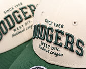 Dětská Kšiltovka New Era - MLB Wordmark 9FORTY M-CROWN - LA Dodgers - Cream